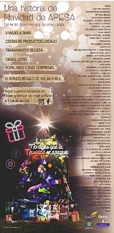 Cartel campaa de Navidad APESA 2022-2023