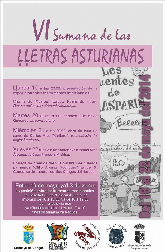 Informacin VI Semana Letras Asturianas