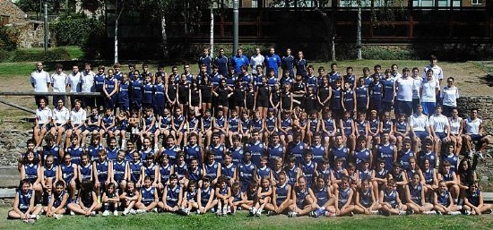 Foto de los participantes en el Campus de la edicin anterior, ao 2013