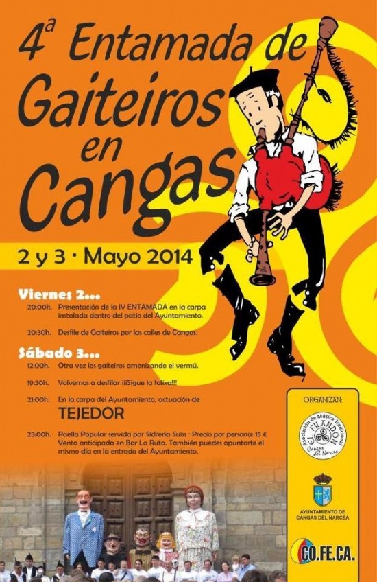 Cartel Entamada de Gaiteiros 2014