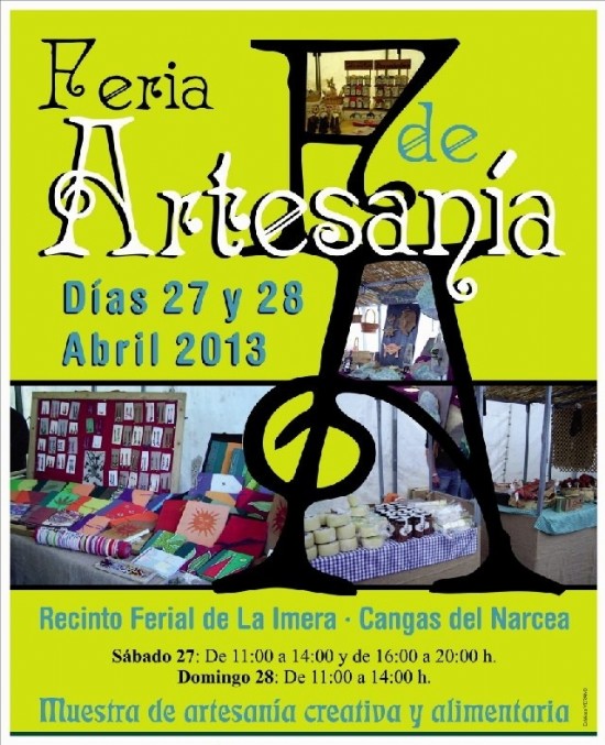 Cartel Feria de Artesana