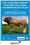Cartel Concurso Subasta Nacional de la Raza Asturiana de los Valles 2013