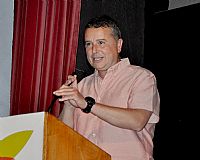 Jorge Arbas durante su discurso