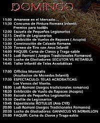 Mercado Romano_Actividades domingo 31 junio