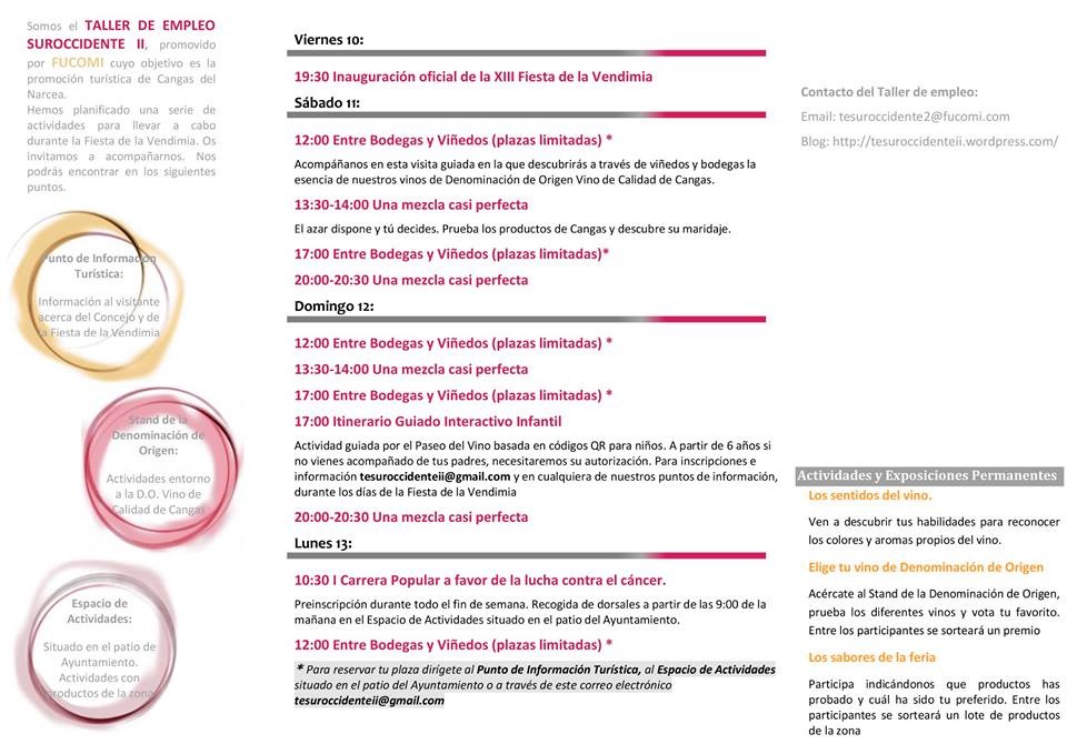Actividades Turismo