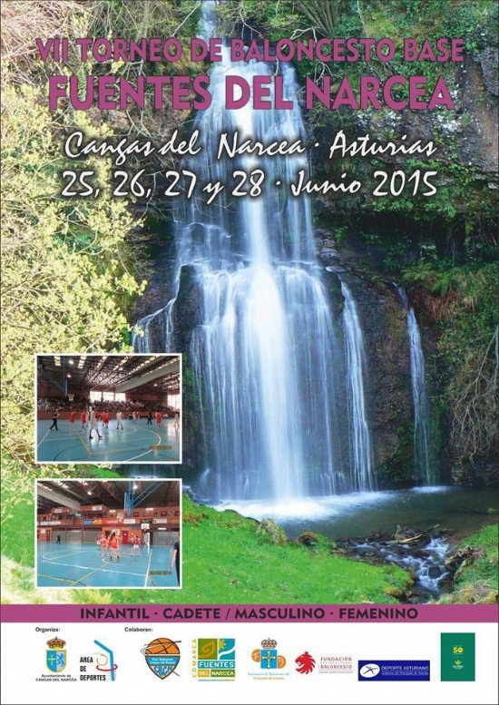 Cartel VII Torneo Baloncesto Base Fuentes del Narcea