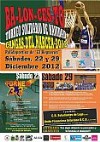 Cartel informativo sobre el Torneo Solidario de Baloncesto 2012