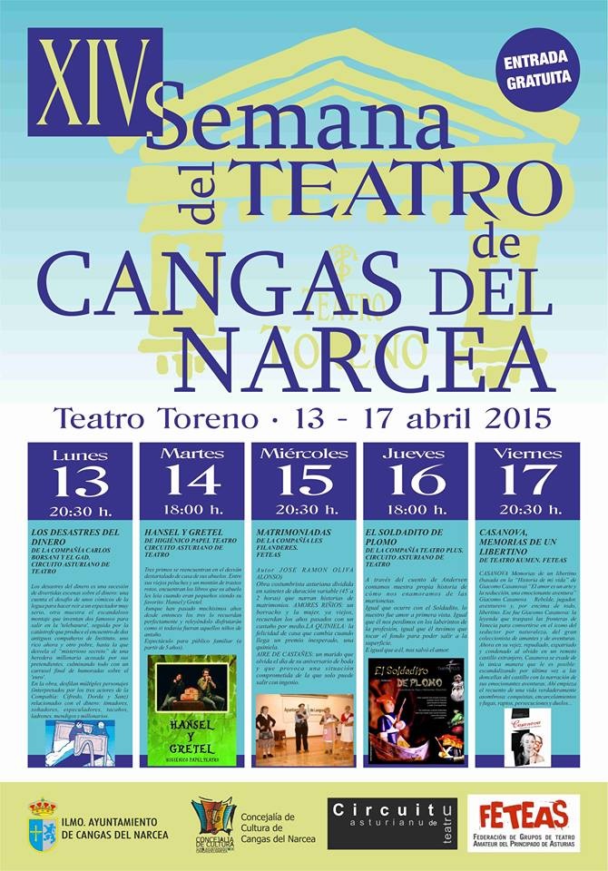 Cartel publicitario XIV Semana del Teatro