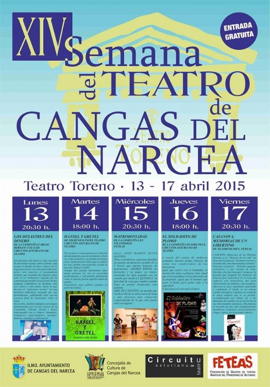 Cartel publicitario XIV Semana del Teatro