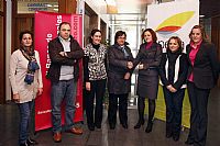 Responsables de APESA y del Banco Herrero