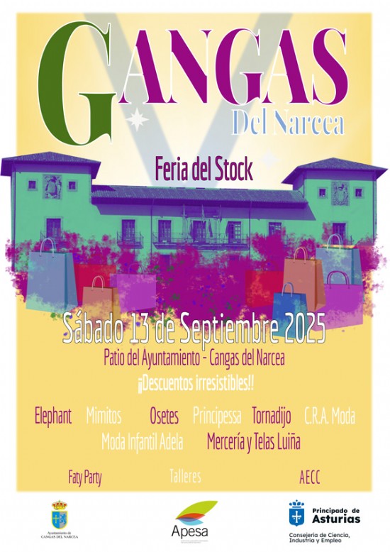 Cartel Feria del Stock Cangas 2025