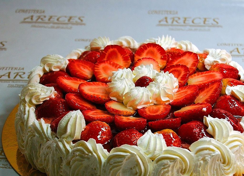 Tarta Nata y Fresa