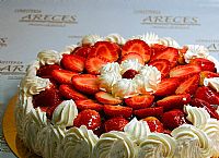 Tarta Nata y Fresa