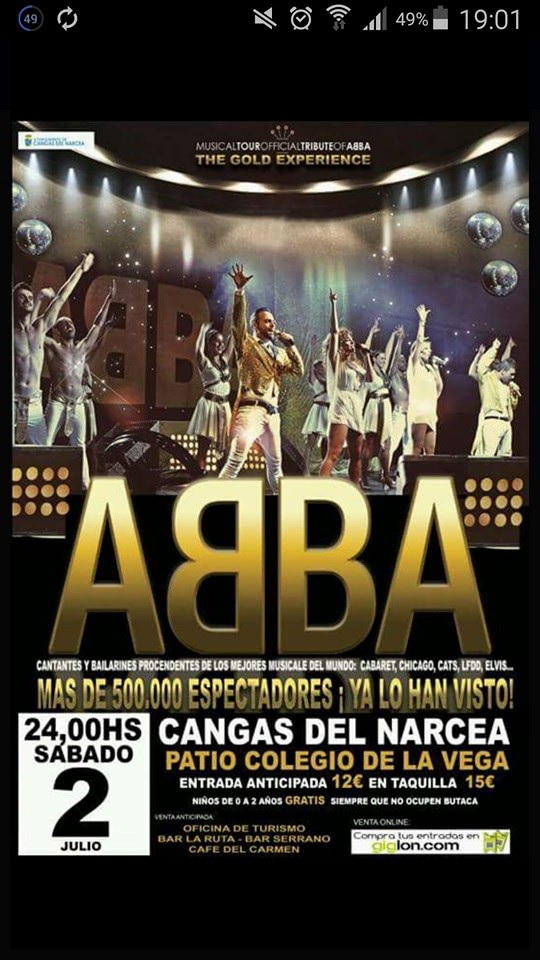 Cartel Musical ABBA