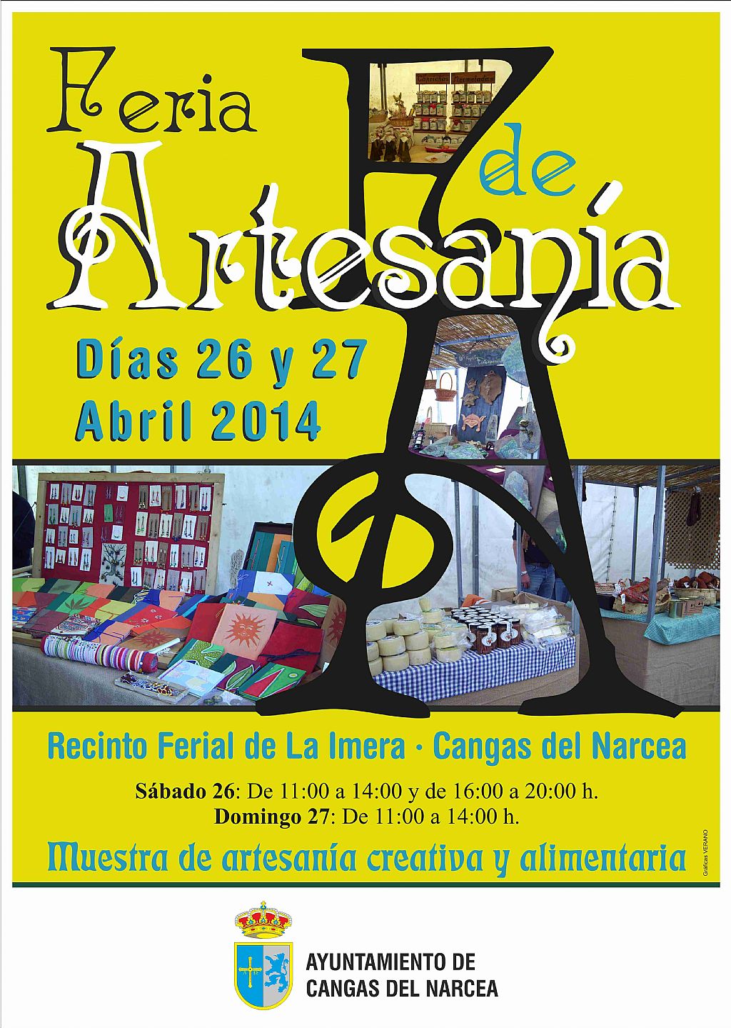 Cartel Feria de Artesana
