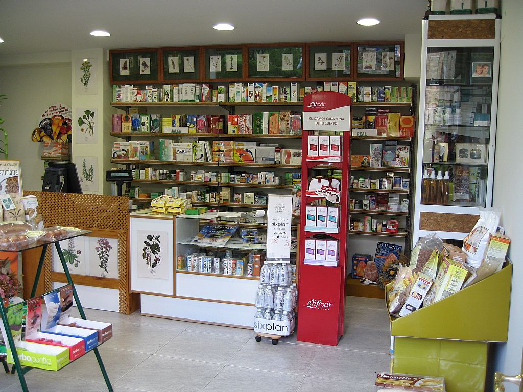 Interior establecimiento y exposicin de productos
