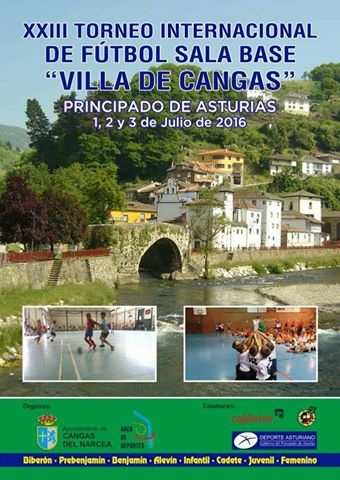 Cartel XXIII Torneo Internacional de Ftbol Sala Base Villa de Cangas