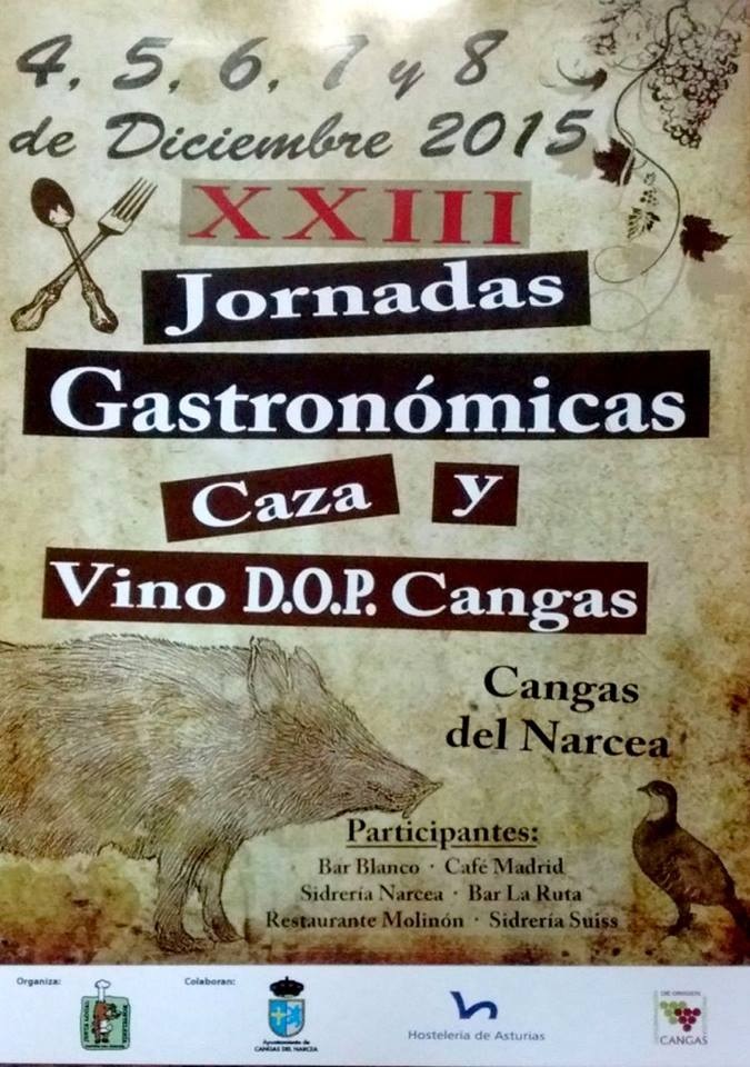 Cartel Jornadas Caza y Vino 2015