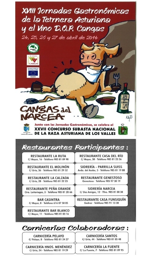 Participantes en las Jornadas Gastronmicas 2014