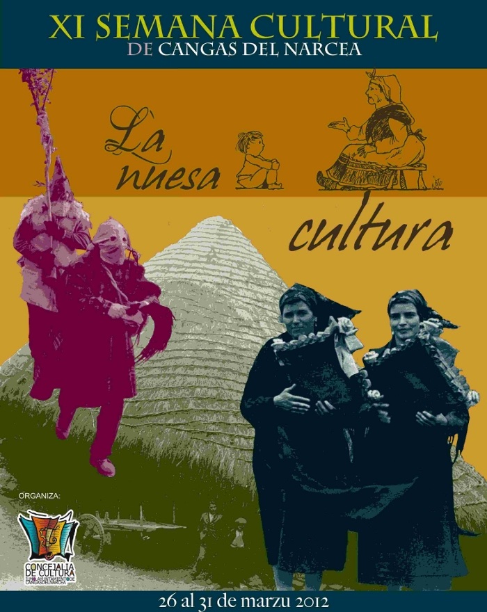 Imagen publicitaria de la XI Semana Cultural de Cangas del Narcea. `La Nuesa Cultura`.