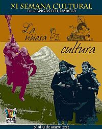 Imagen publicitaria de la XI Semana Cultural de Cangas del Narcea. `La Nuesa Cultura`.