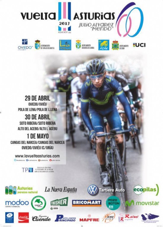 Cartel Vuelta Asturias 2017